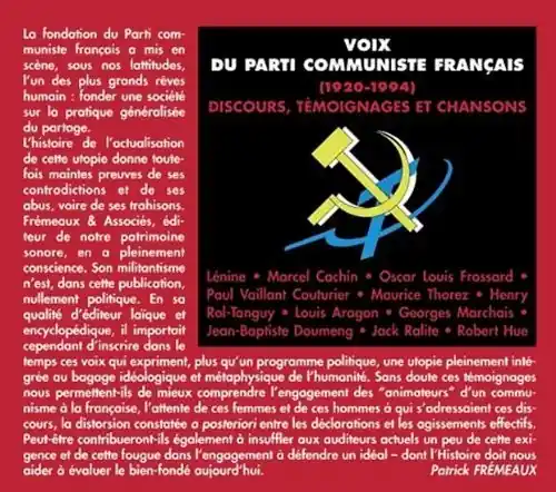 Great Voices of French Communism Discount