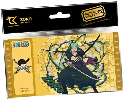 Money Back Guarantee One Piece - Golden Ticket - Zoro X5