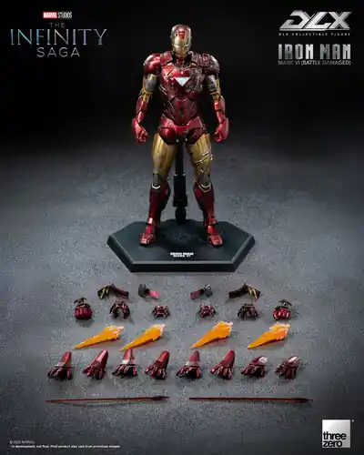 Genuine Marvel Studios Infinity Saga 1/12 Dlx Iron Mk6