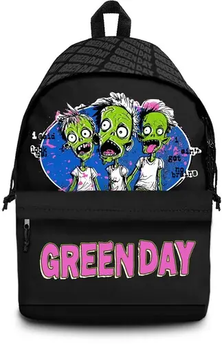 Fan Favorite Rocksax Green Day Zombie Daypack Black