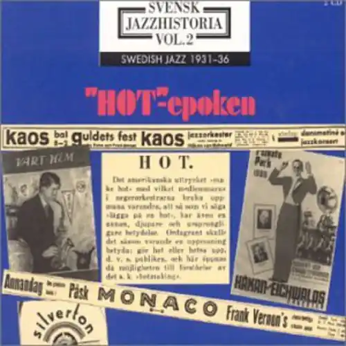 New Arrival Swedish Jazz History 2: Hot Epoch 1931-1936 / Various