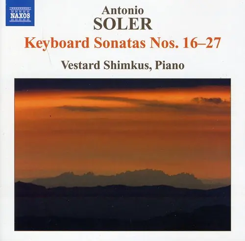 Price Drop Soler: Keyboard Sonatas Nos. 16-27