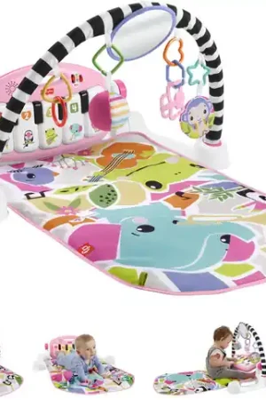 Glow And Grow Kick & Play Piano Gym Pink Seasonal Sale