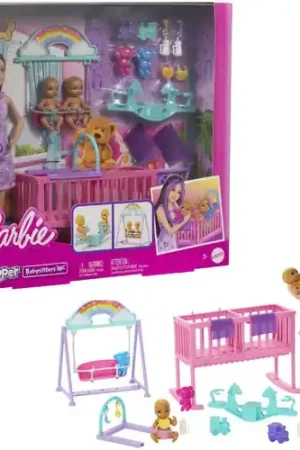 Affordable Barbie Skipper Nursery Playset Brunette