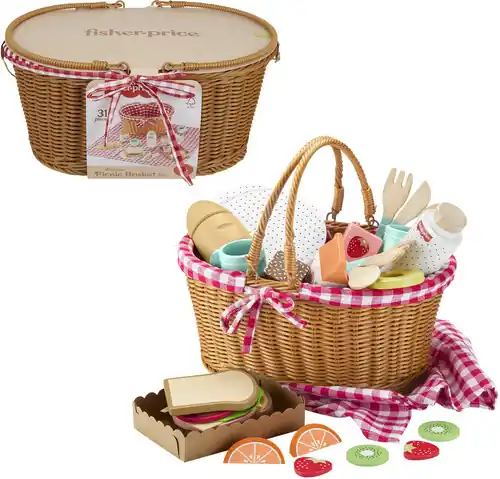Certified Wooden Picnic Basket
