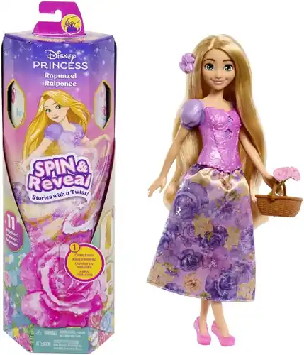 Clearance Disney Princess Spin & Reveal Rapunzel Doll