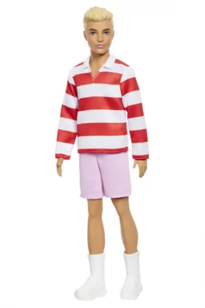 One Day Deal Barbie Ken Fashionista Red And White Strip
