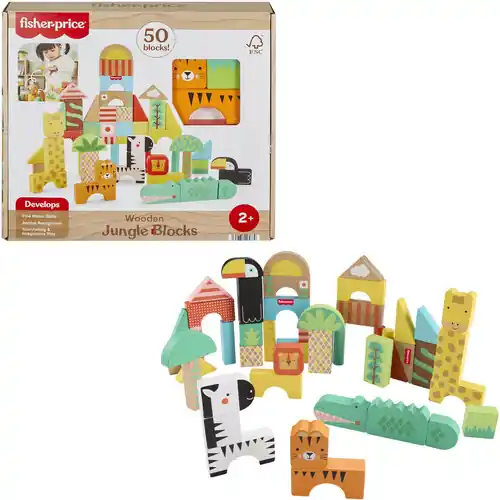 Buy Direct Wooden Jungle Blocks
