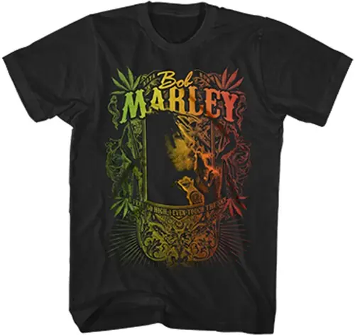 Bob Marley Kaya Now Tshirt Shrt Slv Sm Blk Bm1622s Premium