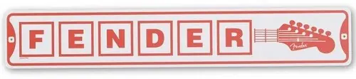 New Release Fender Buttons Metal Sign (Post)