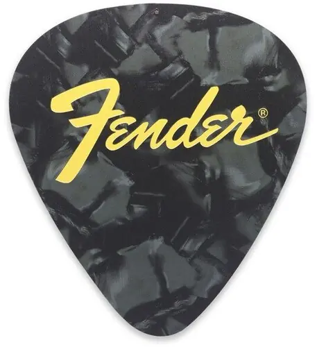 Fender Guitar Pick Silver Metal Sign Affordable