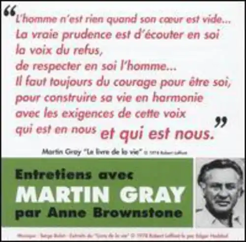 Exclusive Offer Entretiens Avec Martin Gray Par Anne Brownstone