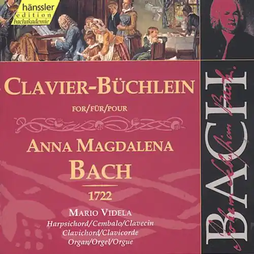 Clavier Book for Anna Magdalena 1722 Free Delivery