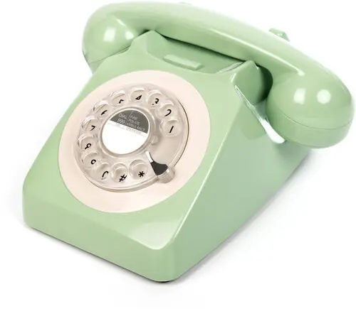 Free Shipping Gpo Gpo746rmt 746 Desk Phone Rotary Dial Mint Grn