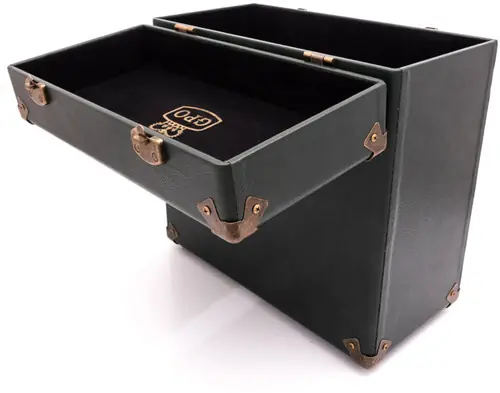 GPO SWB18GB 12 IN Vinyl Record Case Green/Black Top Pick