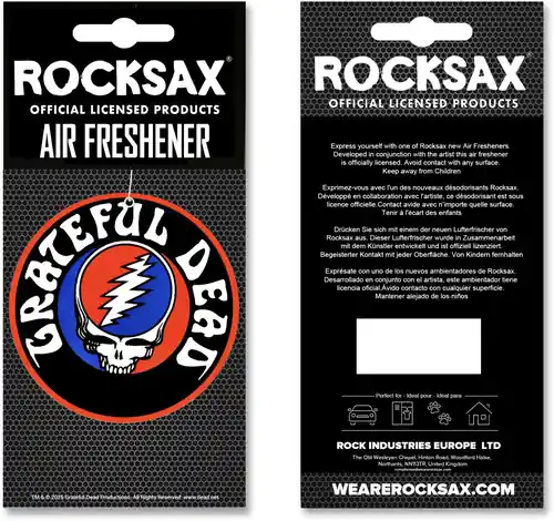 Limited Edition Rocksax Grateful Dead Steal Ur Face Air Freshener