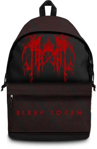 In Demand Rocksax - Sleep Token - Grunge Logo - Daypack/Rucksack Padded Laptop Pocket (Black)