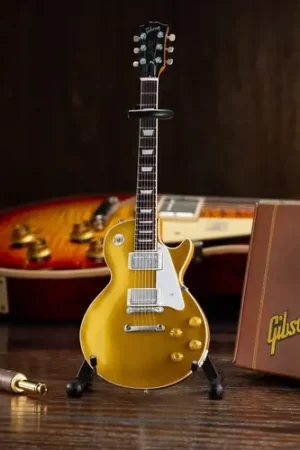 Gibson 1957 Les Paul Gold Top Mini Guitar (Clcb) Reduced Price