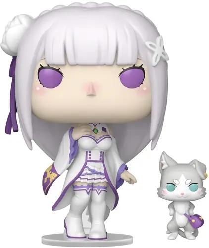 Funko POP! & Buddy: Re:ZERO - Emilia with Puck Trusted Brand