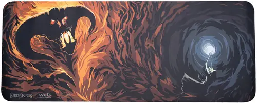 Crafted Desk Mat - Gandalf & The Balrog In Moria