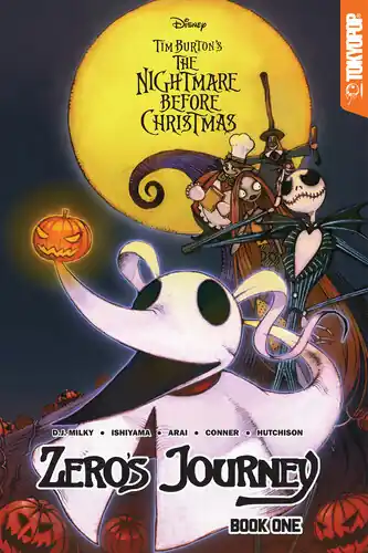 Disney Manga - Tim Burton The Nightmare Before Christmas - Zeros Journey Book 1 Clearance