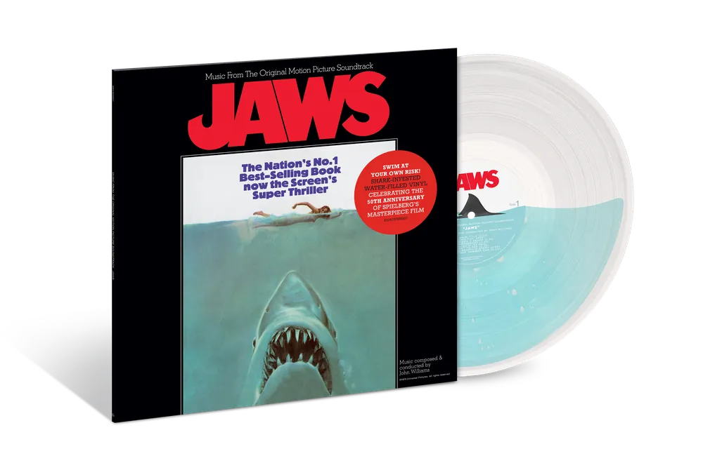 Jaws (50th Anniversary) Shark-Infested Water-Filled LP (Repress) Buy Today