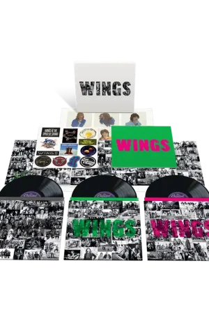 WINGS (Deluxe 3LP, 180g, Black, Die Cut, Slip-Sleeve, 32pg Book, PremiumPackage, Poster) - Limited Edition Free Shipping