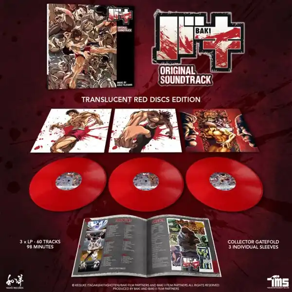 Handmade Kenji Fujisawa - Baki Original Soundtrack (3 LPs)