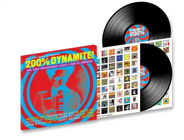 Clearance V/A - 200% Dynamite! Ska, Soul, Rocksteady, Funk & Dub In Jamaica (2 LPs)