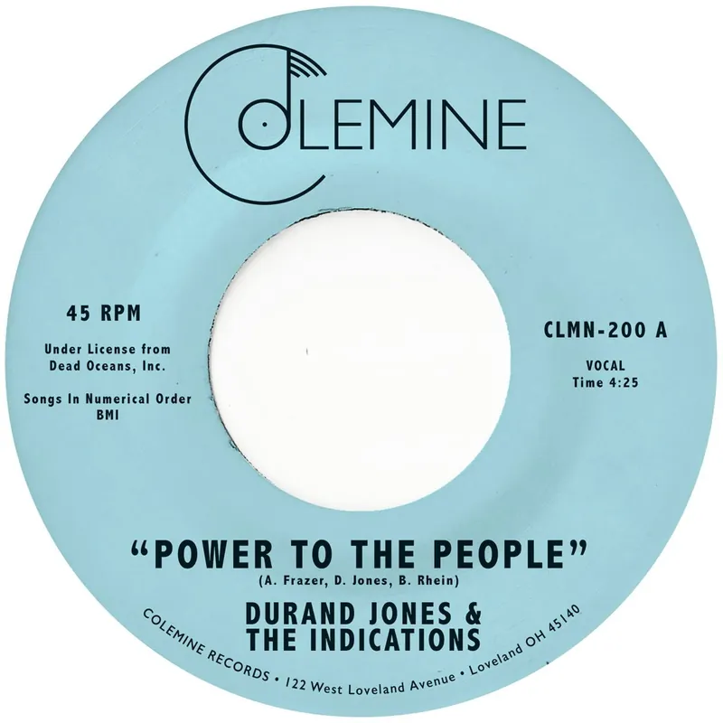 Durand & the Indications Jones - Power To the People (Single) Limited Offer