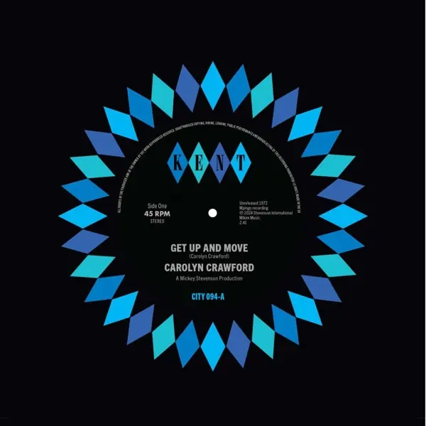 While Supplies Last Carolyn Crawford - Get Up and Move / Sugar Boy (Single)