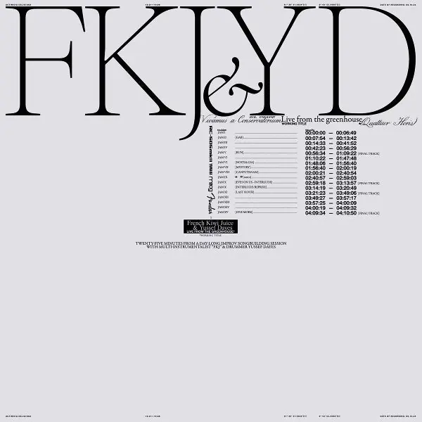 Fkj & Yussef Dayes - Live From the Greenhouse (LP) Fresh Stock