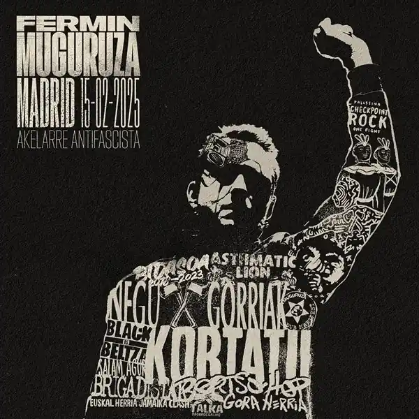 Shop Now Fermin Muguruza - Madrid 15-02-2025, Akelarre Antifascista (3 LPs)