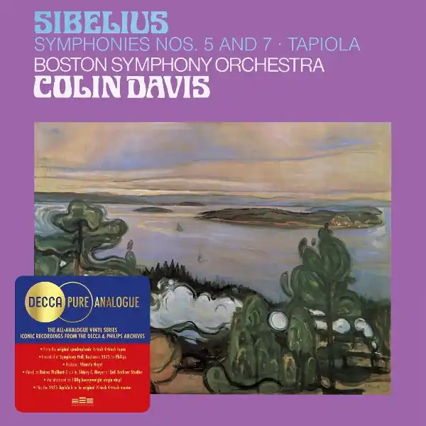 Boston Symphony Orchestra & Colin Davis - Sibelius: Symphonies 5 & 7 (2 LPs) Certified