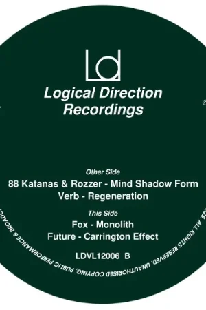 Genuine 88 Katanas & Rozzer & Verb & Fox & Future - Mind Shadow Form - Regeneration - Monolith - Carrington Effect (Single)