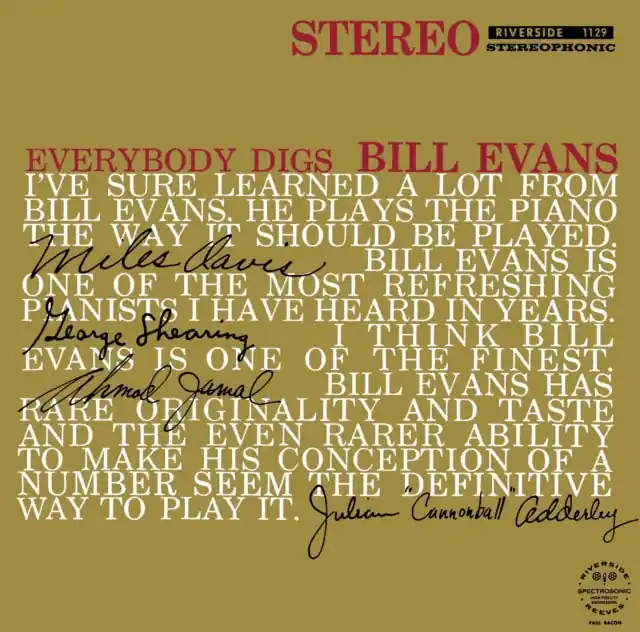 EVANS,BILL TRIO - EVERYBODY DIGS BILL EVANS (Music CD) Save Now