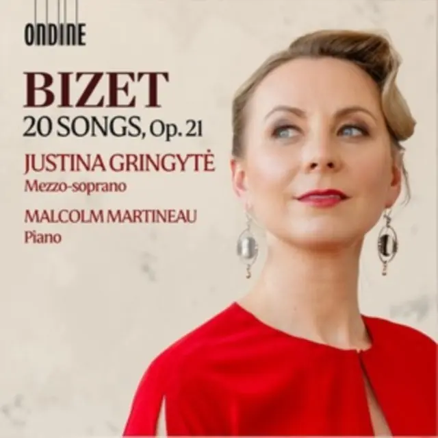 GRINGYTE,JUSTINA - BIZET: 20 SONGS OP. 21 (Music CD) Money Back Guarantee